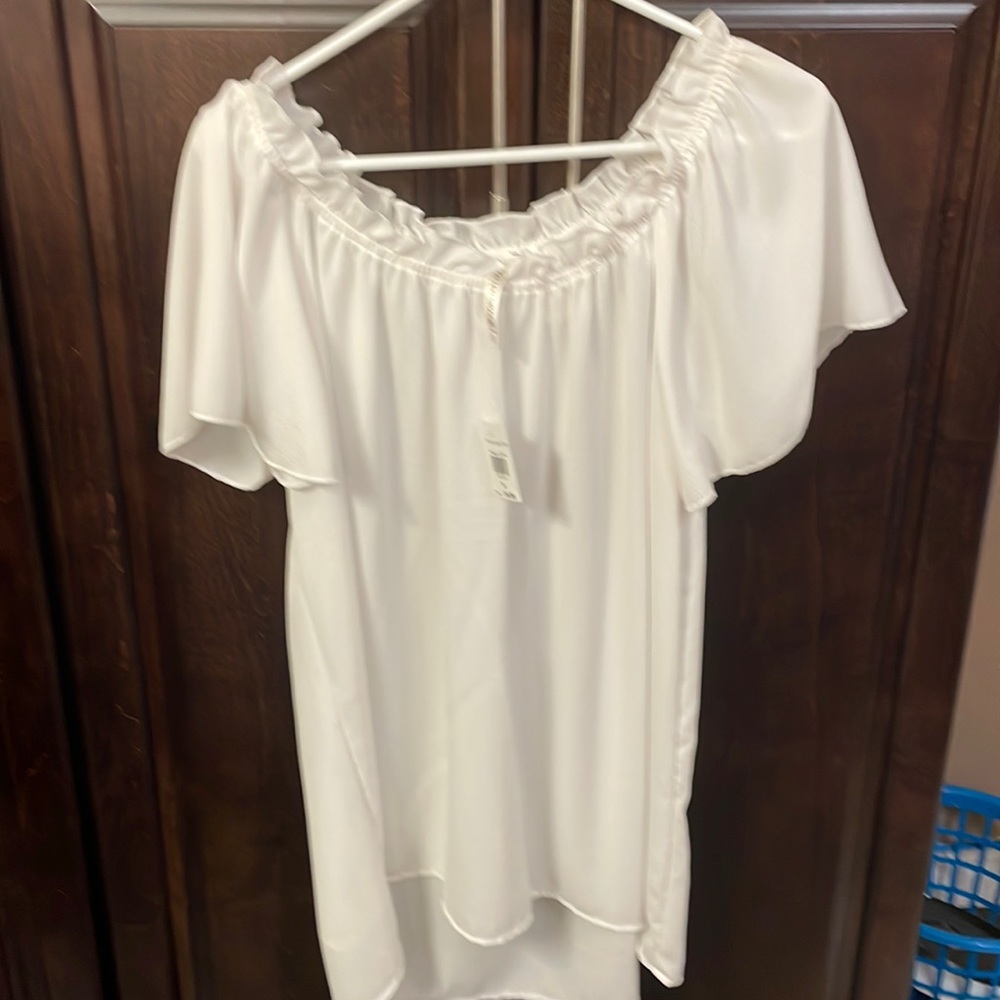 Dressy white blouse